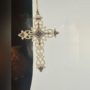 LENOX Cross with colorful purple and red accents